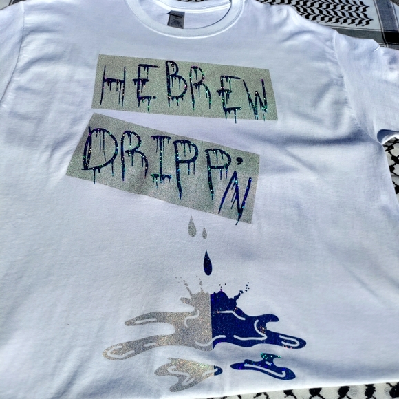 Other - 📸 Dripping Hebrew T-shirt